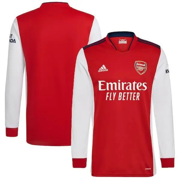 Arsenal 2021/22 Home Long Sleeve Jersey