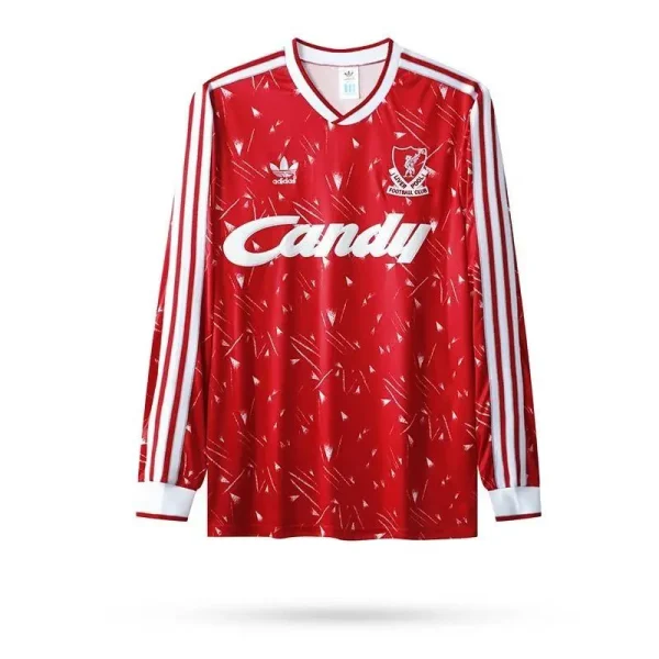 Liverpool 1989/91 Home Long Sleeves Retro Jersey