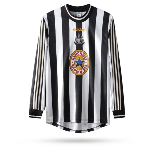 Newcastle United 1997/99 Home Long Sleeves Retro Jersey