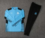 Olympique Marseille 2021-22 Half-zip Tracksuit Blue