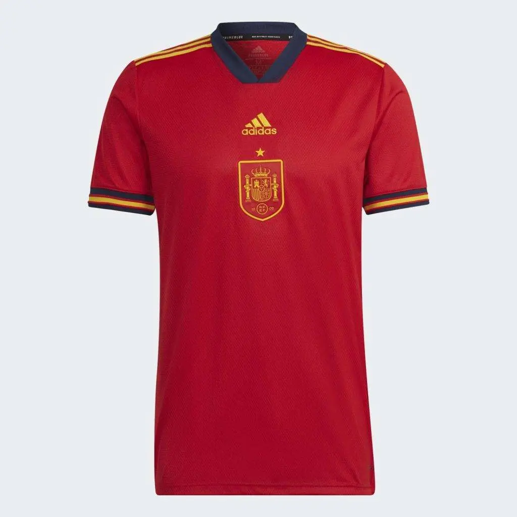 Spain 2022 National Home Jersey