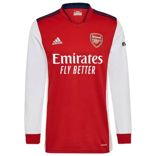 Arsenal 2021/22 Home Long Sleeve Jersey