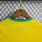 Brazil 2022 World Cup Home Kids Jersey And Shorts Kit