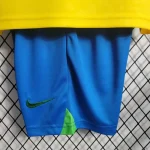 Brazil 2022 World Cup Home Kids Jersey And Shorts Kit