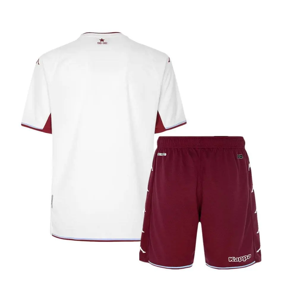 Aston Villa 2021/22 Away Kids Jersey And Shorts Kit