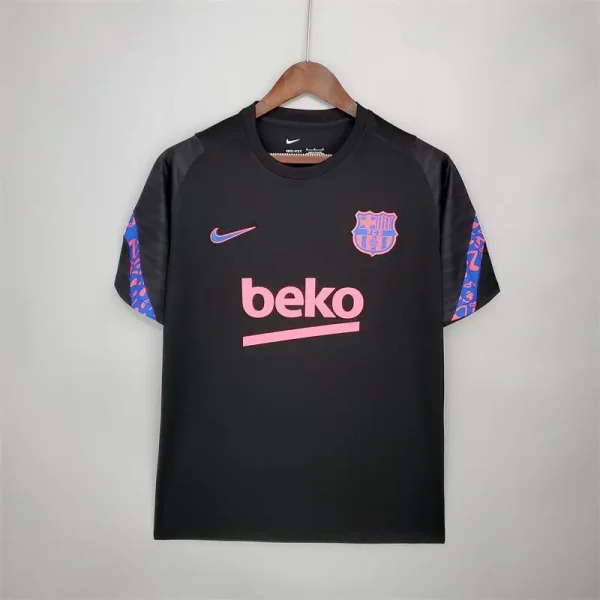 Barcelona 2021/22 Pre-Match Training Jersey Black