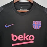 Barcelona 2021/22 Pre-Match Training Jersey Black