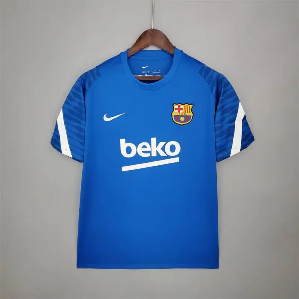 Barcelona 2021/22 Pre-Match Training Jersey Blue