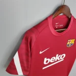 Barcelona 2021/22 Pre-Match Training Jersey Red