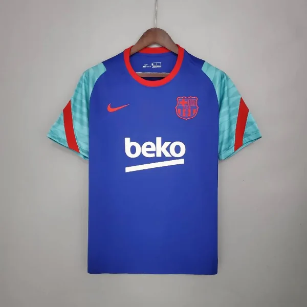 Barcelona 2021/22 Pre-Match Training Jersey Blue