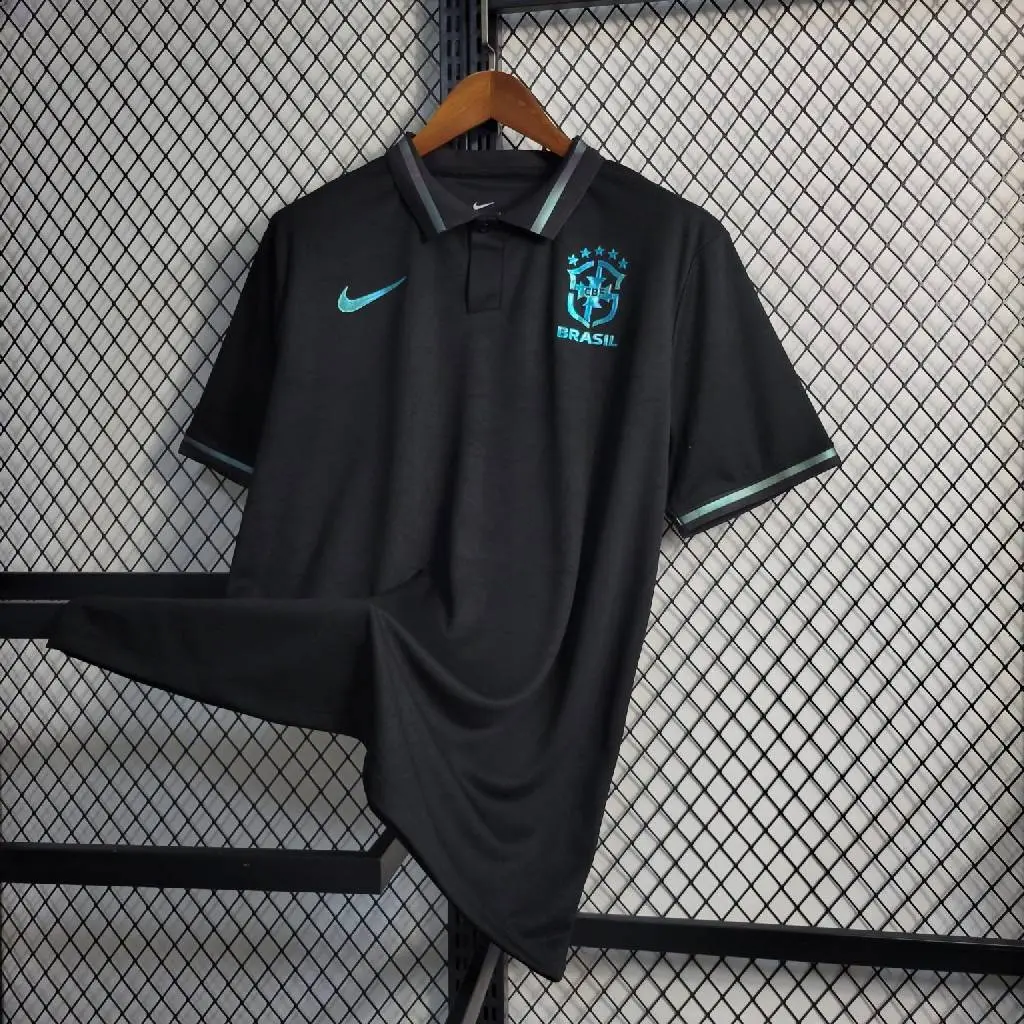 Brazil Black Polo Shirt