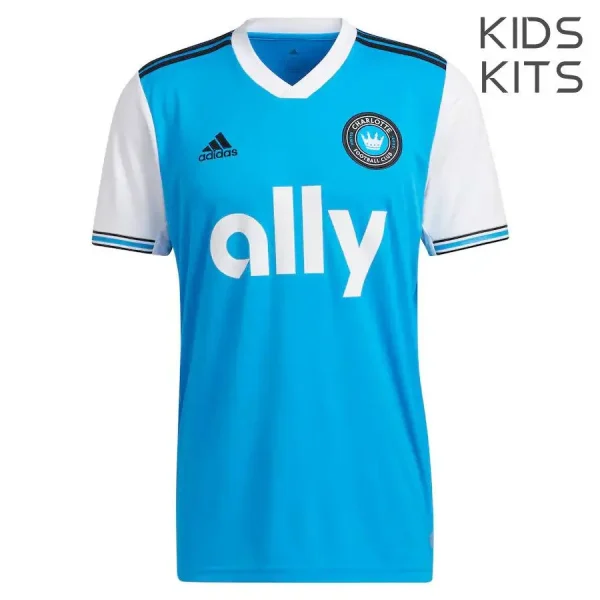 Charlotte FC 2022 Primary Kids Jersey And Shorts Kit