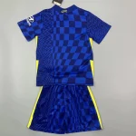 Chelsea 2021/22 Home Kids Jersey And Shorts Kit