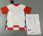 Croatia 2021 Home Kids Jersey And Shorts Kit