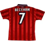 England 1998 Away Beckham Retro Jersey