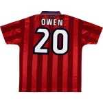 England 1998 Away Owen Retro Jersey