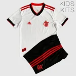 Flamengo 2022 Away Kids Jersey And Shorts Kit