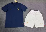 France 2022/23 Home Kids Jersey And Shorts Kit