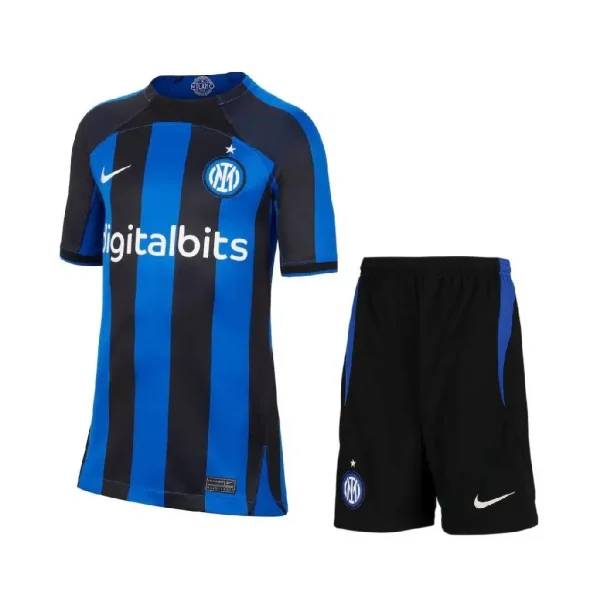 Inter Milan 2022/23 Home Kids Jersey And Shorts Kit