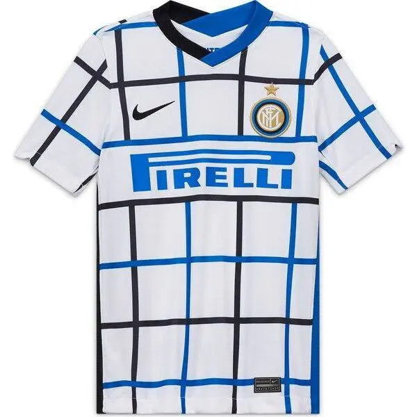 Inter Milan 2020/21 Away Breathe Stadium Replica Jersey - White/black