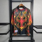 Japan 1998 Goalkeeper Red Flame Retro Jersey