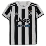 Juventus Adidas Infant 2021/22 Home Replica Kit - White/black