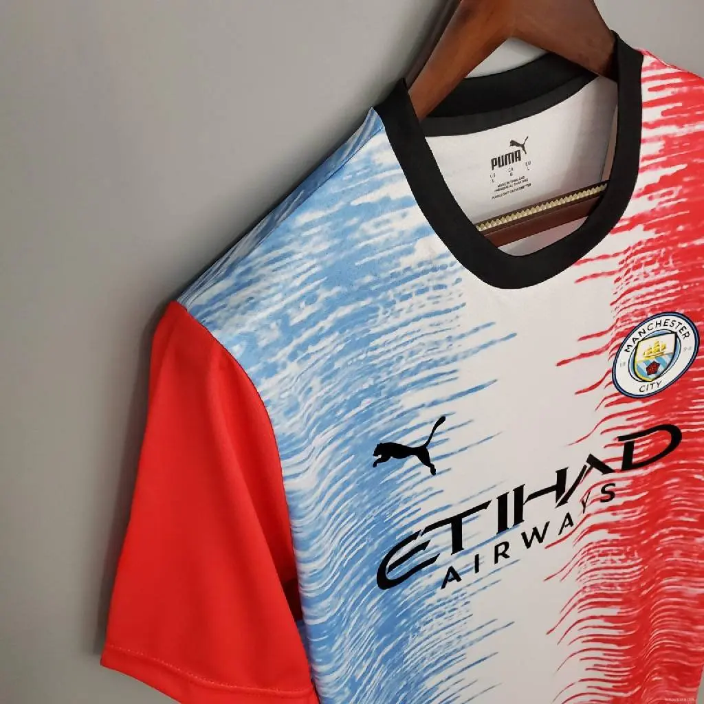 Manchester City 2021/22 Pre-Match Training Jersey Jersey