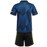 Manchester United 2021/22 Third Kids Jersey And Shorts Kit