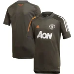 Manchester United Adidas Youth 2020/21 Training Jersey - Olive