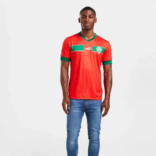 Morocco 2022 World Cup Home Player Version Jersey