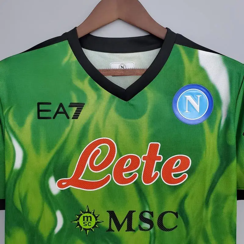 Napoli 2021/22 Halloween Edition Goalkeeper Green Jersey