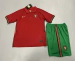 Portugal 2021 Home Kids Jersey And Shorts Kit