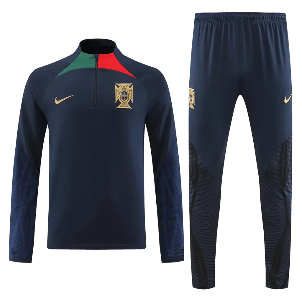 Portugal 2022-23 Half-zip Tracksuit Black