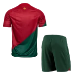 Portugal 2022/23 Home Kids Jersey And Shorts Kit