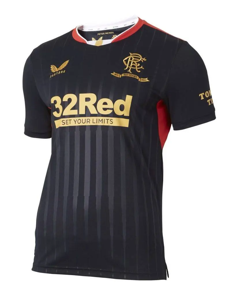 Rangers 2021/22 Away 150th Anniversary Jersey