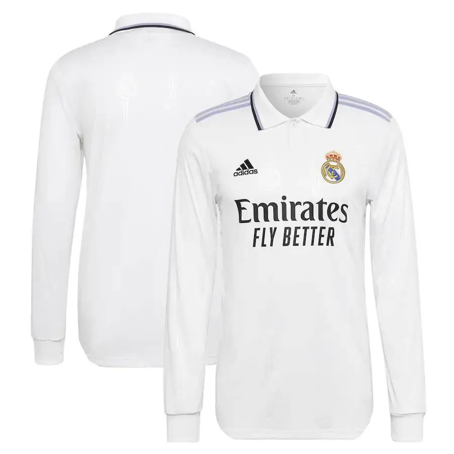 Real Madrid 2022/23 Home Long Sleeves Player Version Jersey