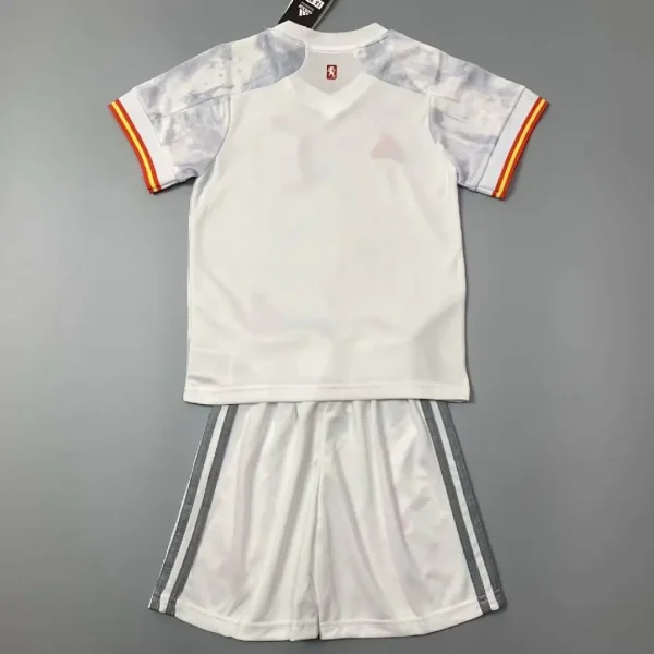 Spain 2021 Away Kids Jersey And Shorts Kit