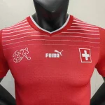 Switzerland 2022 Home Player Version Jersey