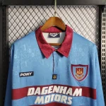 West Ham United 1995/97 Away Long Sleeves Retro Jersey