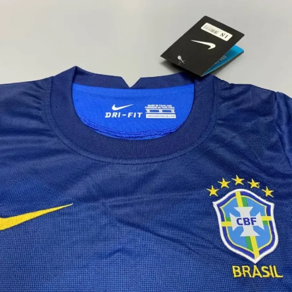 Brazil 2021 Away Kids Jersey And Shorts Kit