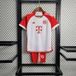 Bayern Munich 2023/24 Home Kids Jersey And Shorts Kit