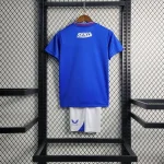 Rangers 2023/24 Home Kids Jersey And Shorts Kit