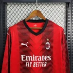 AC Milan 2023/24 Home Long Sleeves Jersey