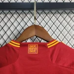 AS Roma 2023/24 Home Kids Jersey And Shorts Kit