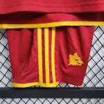 AS Roma 2023/24 Home Kids Jersey And Shorts Kit