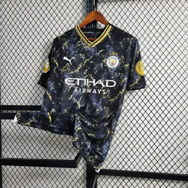 Manchester City 2023/24 Black Gold Special Edition Jersey