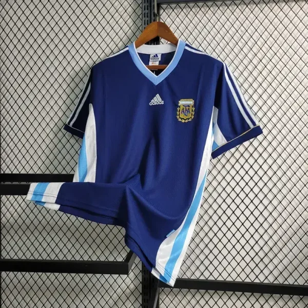 Argentina 1998 World Cup Away Retro Jersey