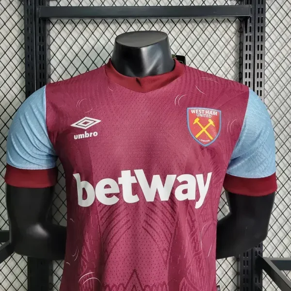 West Ham United 2023/24 Home Player Version Jersey