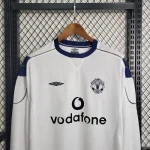 Manchester United 2000/01 Away Long Sleeves Retro Jersey