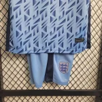 England 2023/24 Women's Word Cup Away Kids Jersey And Shorts Kit